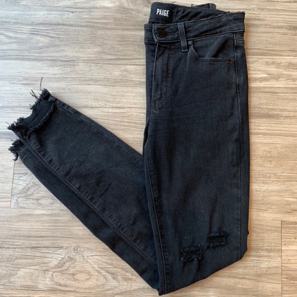 PAIGE Hoxton Ankle w factory distressing